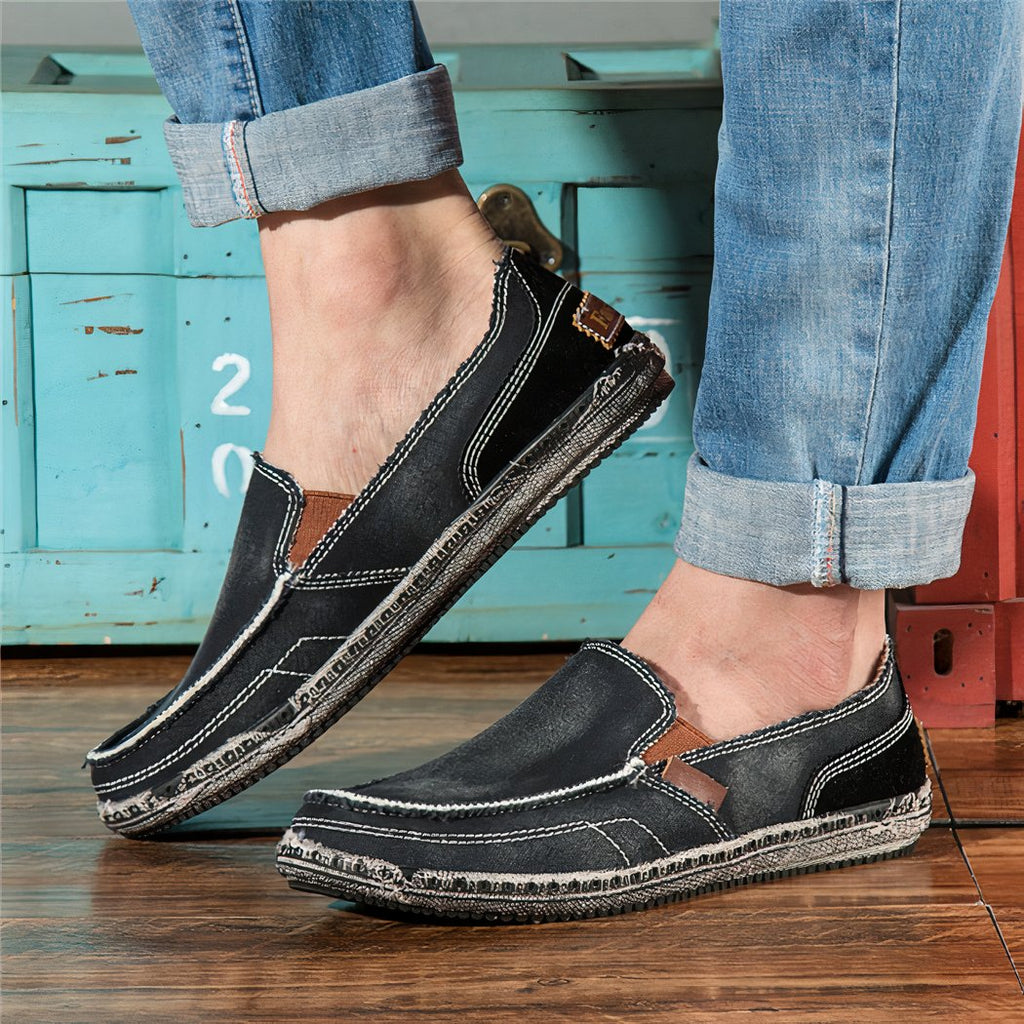 Men's casual denim loafers