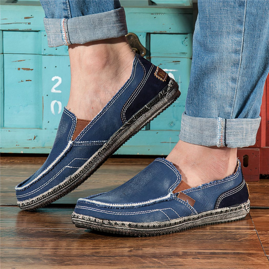 Men's casual denim loafers