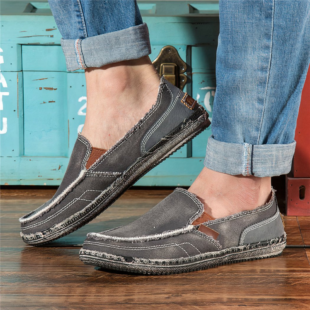 Men's casual denim loafers