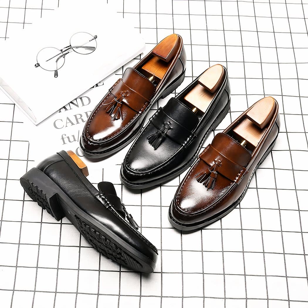 Men's casual tassel loafers