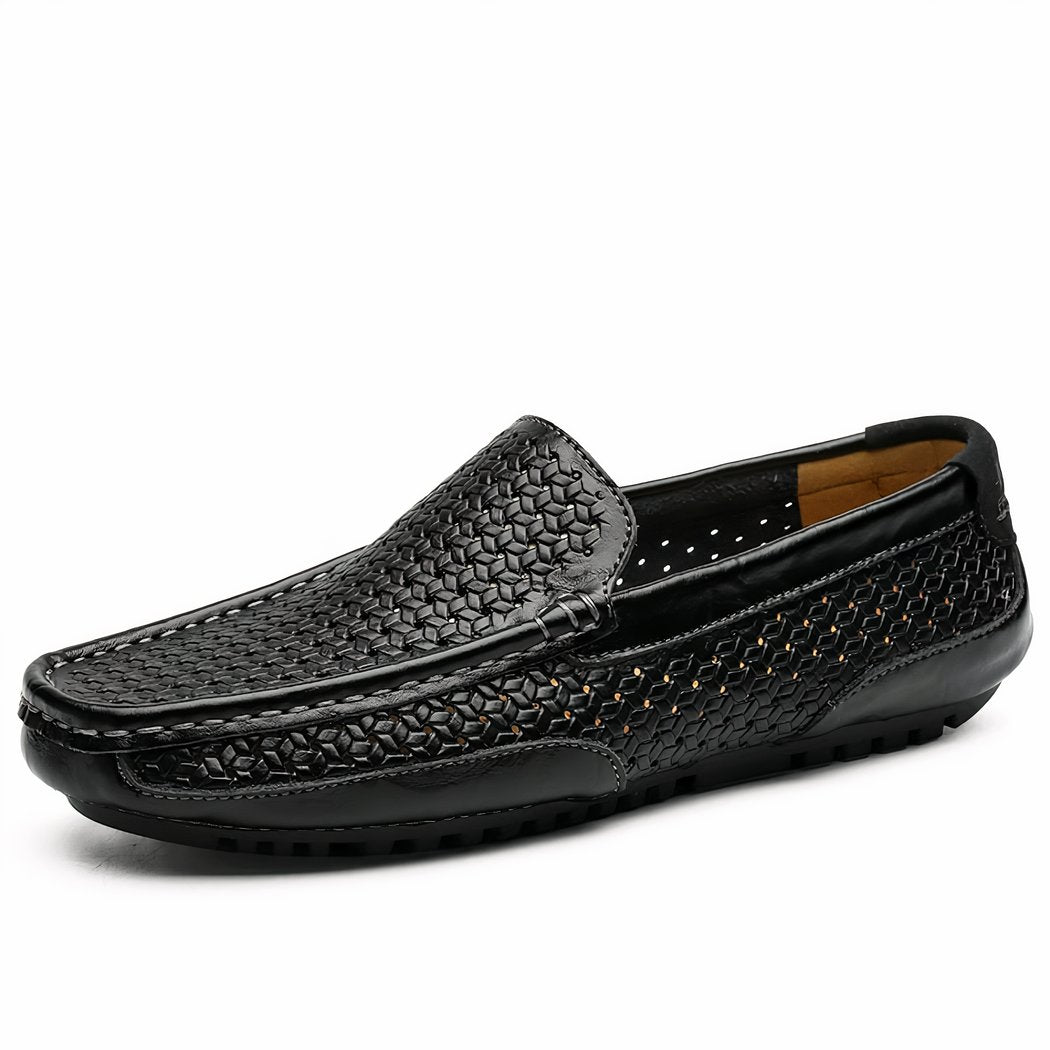 Men's synthetic leather summer loafers