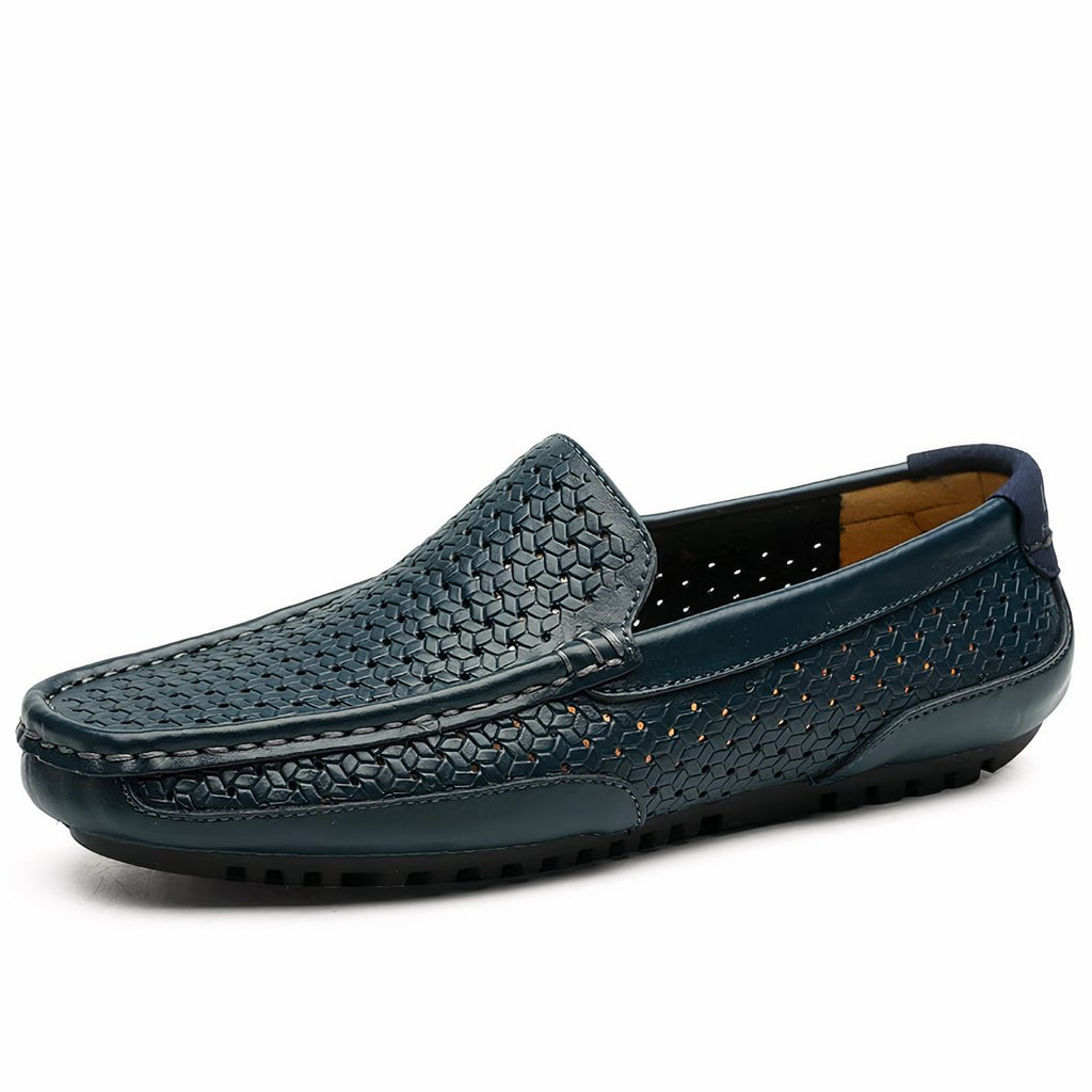 Men's synthetic leather summer loafers