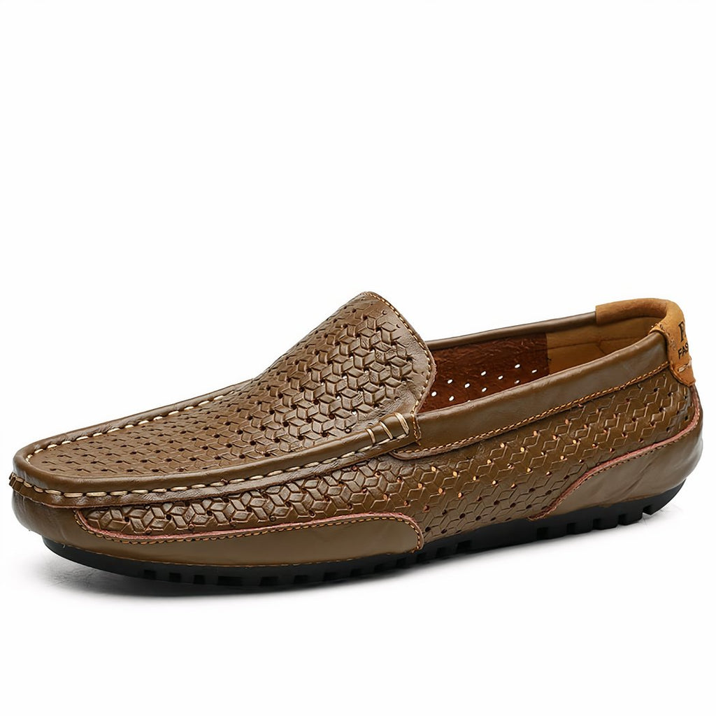 Men's synthetic leather summer loafers