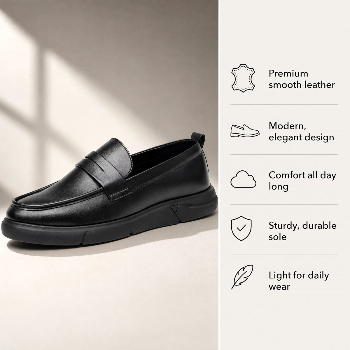 Three-centimeter rubber platform sole