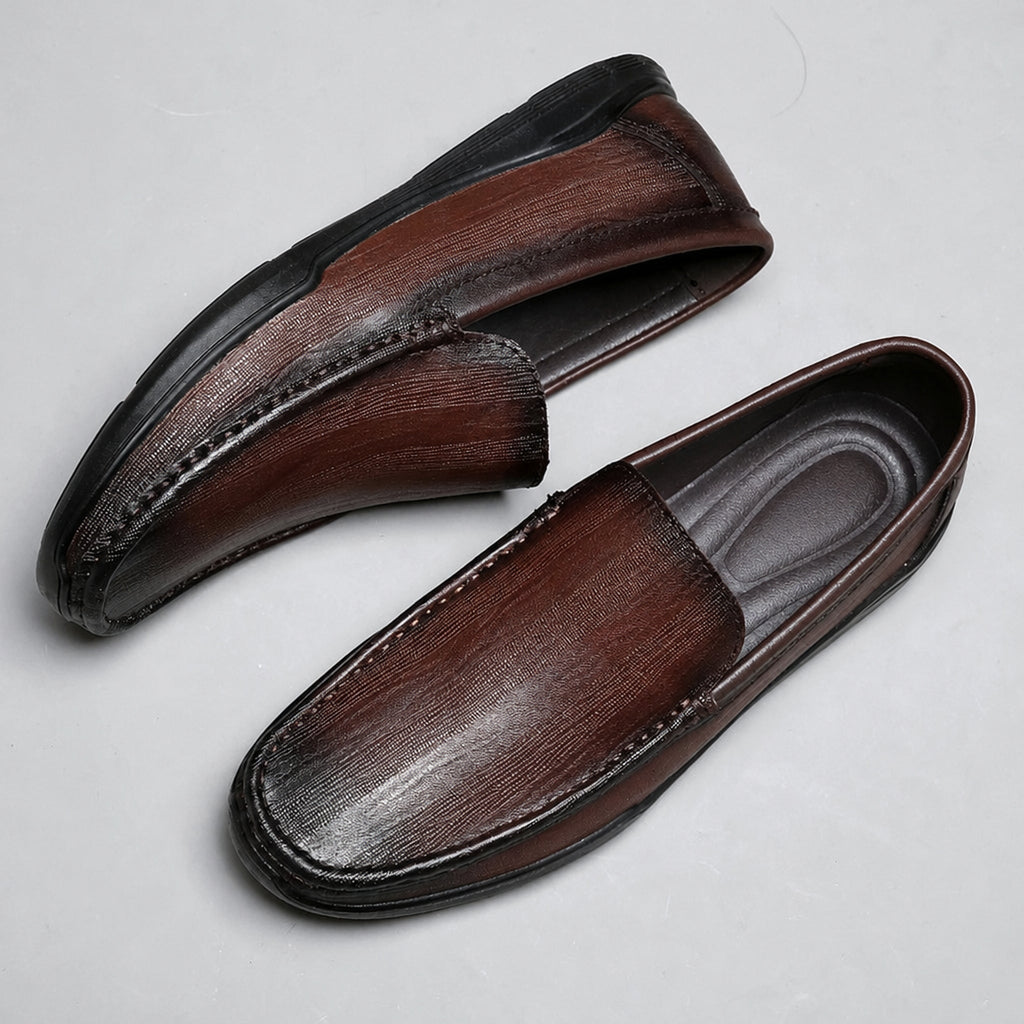Inner lining of men's leather loafer