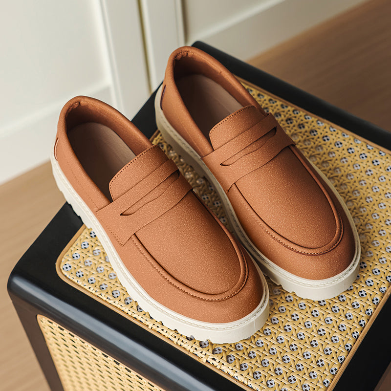 men's lugged sole flannel loafer, view 10