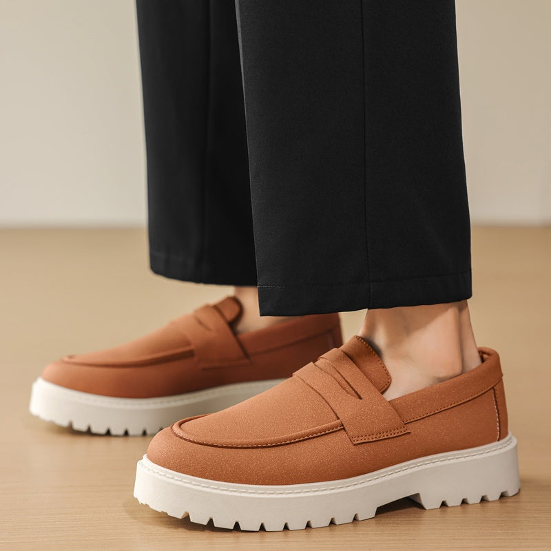 men's lugged sole flannel loafer, view 13