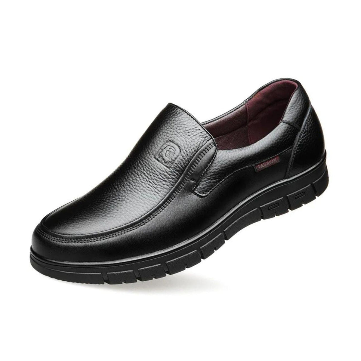 Black loafer sole and EVA foam detail