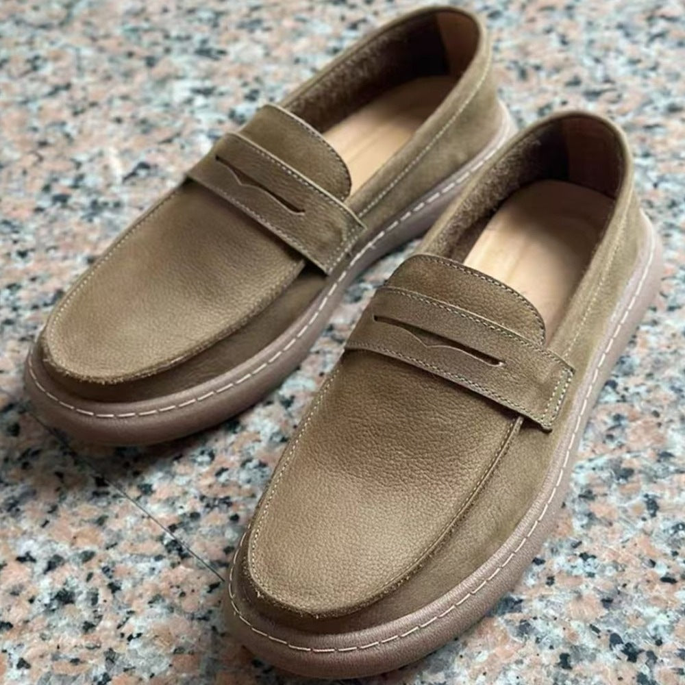 men's strap loafer with thick sole, view 11
