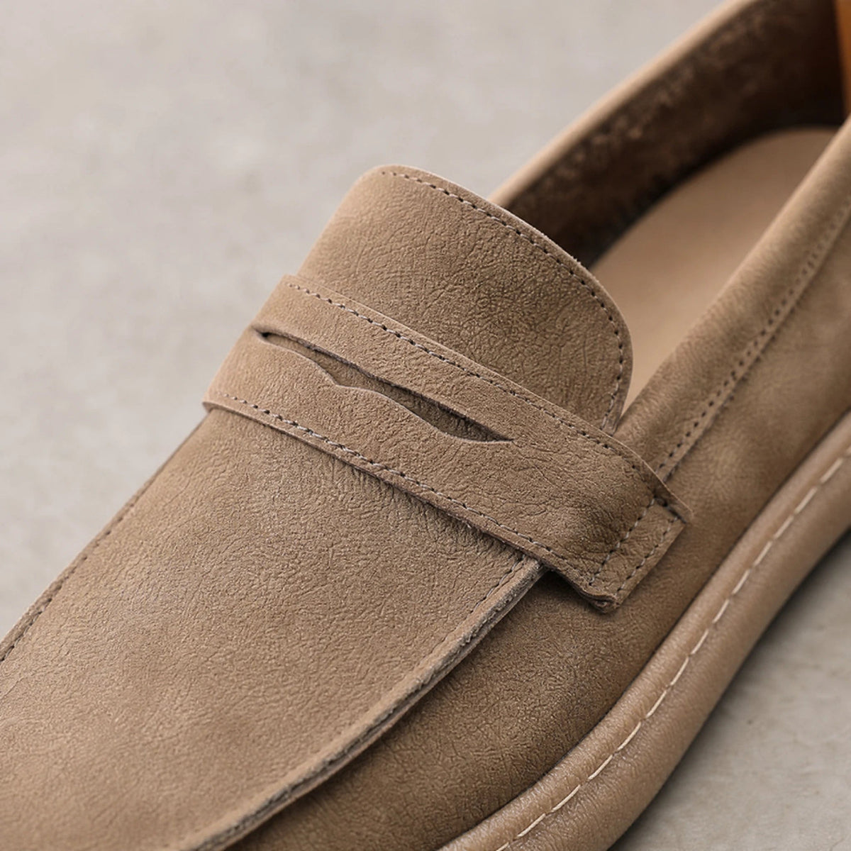 men's strap loafer with thick sole, view 2 Image