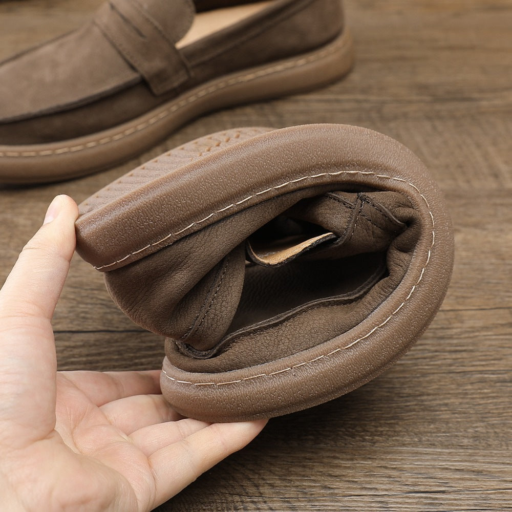 men's strap loafer with thick sole, view 9