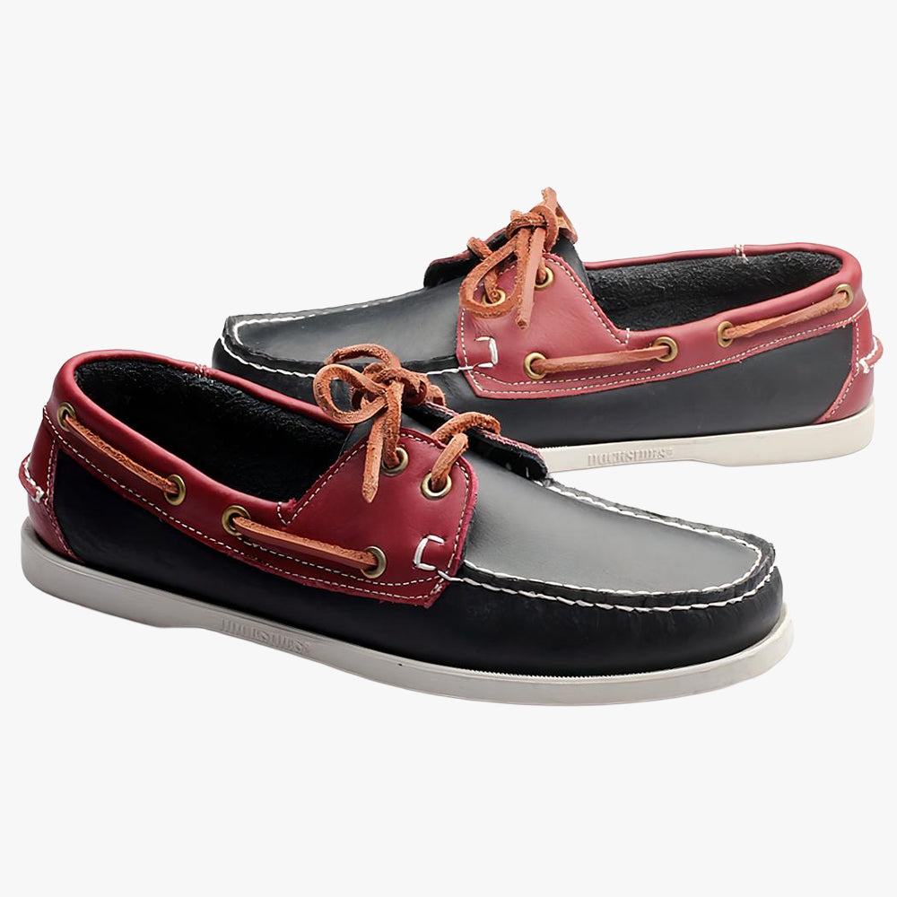 Men's lace-up boat loafers