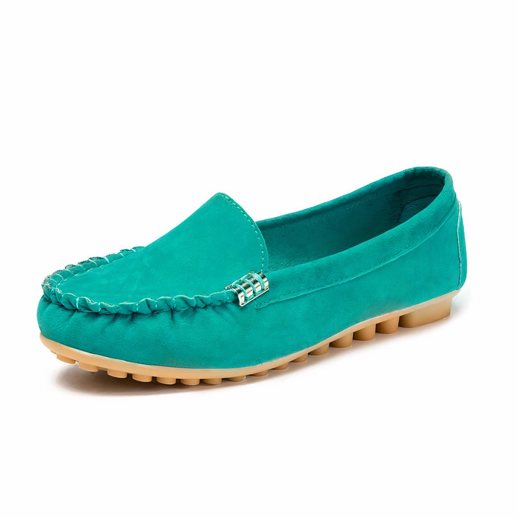 Loafers with soft suede soles