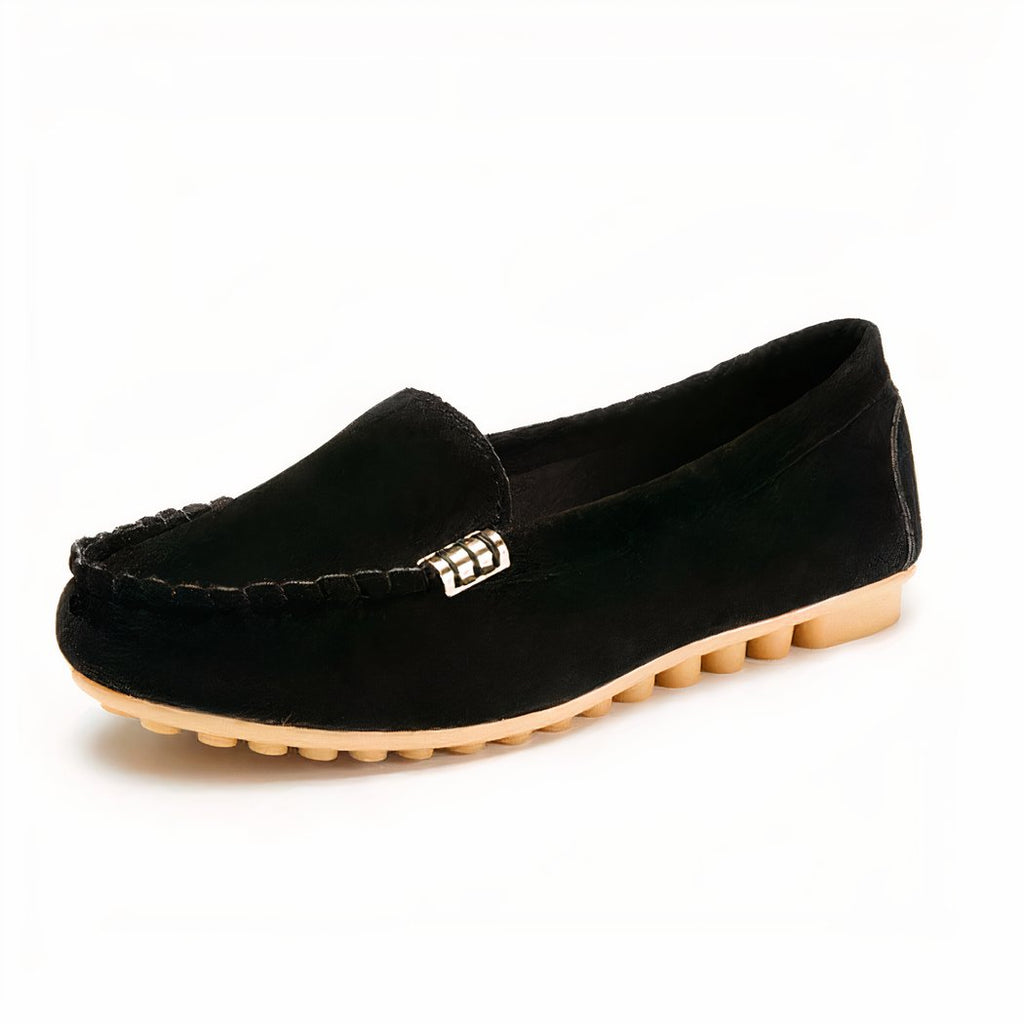 Loafers with soft suede soles