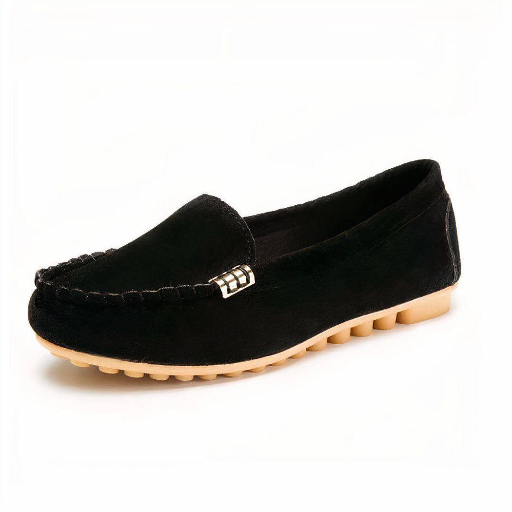 Loafers with soft suede soles