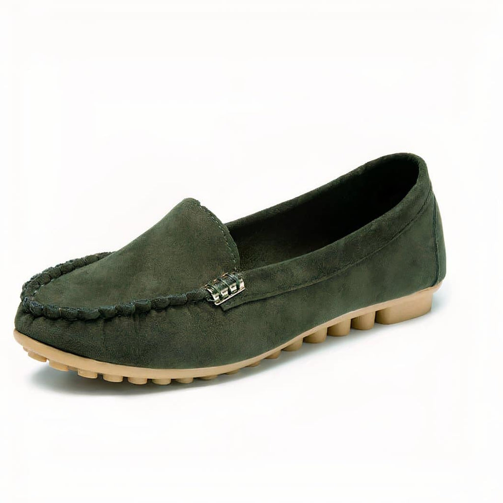 Loafers with soft suede soles