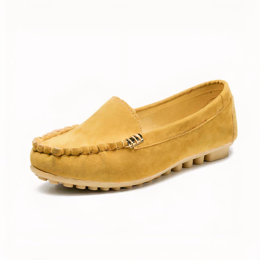 Loafers with soft suede soles