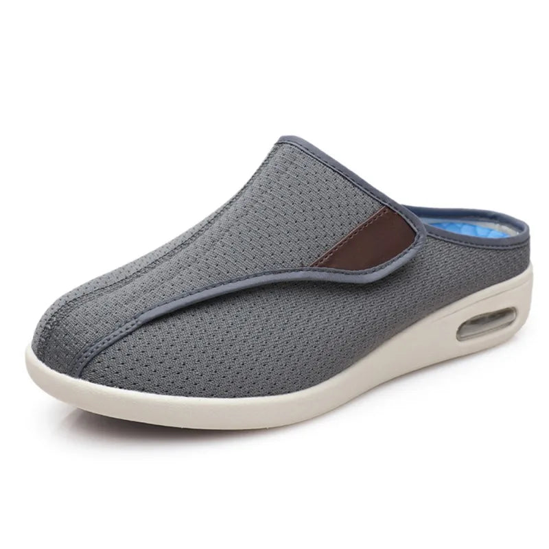 Orthopedic mule with air-cushion sole