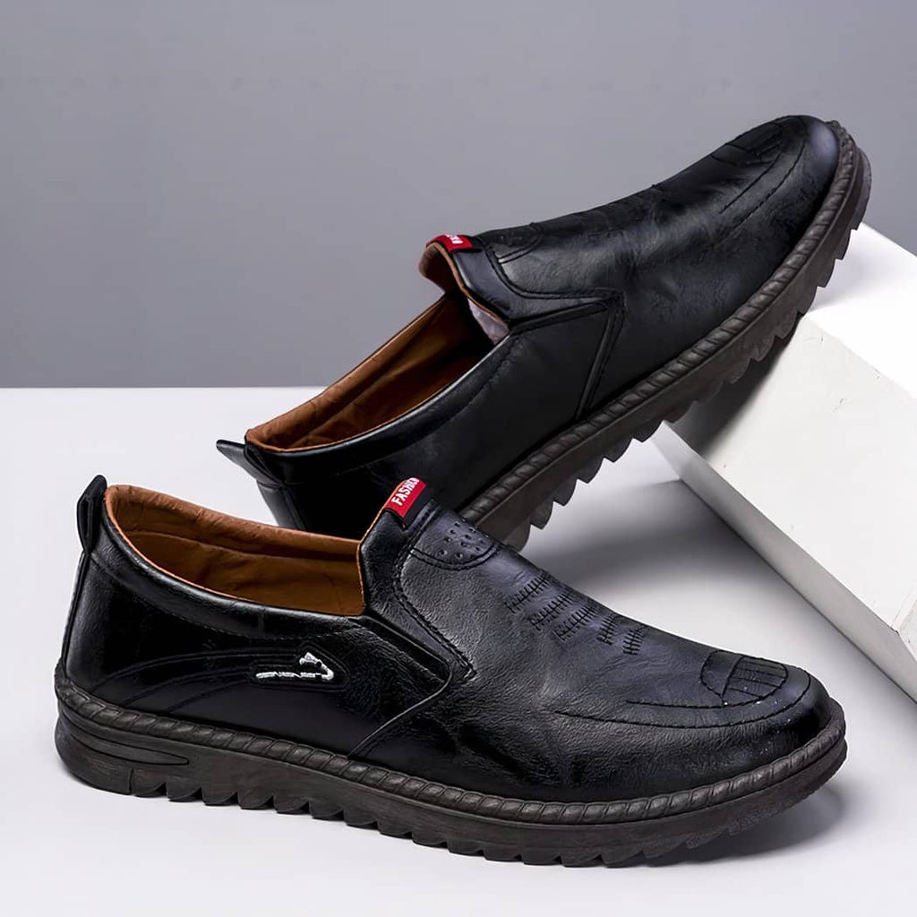 Orthopedic loafers with thick sole for men