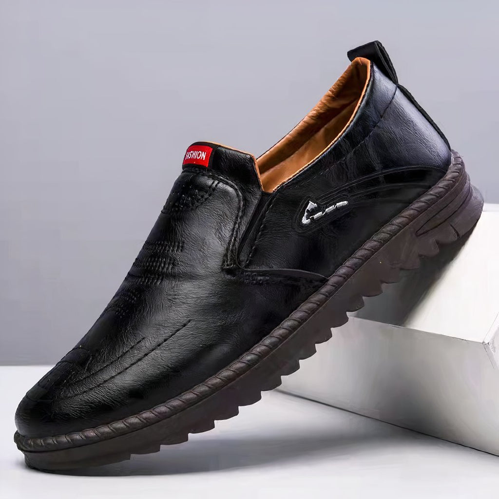 Orthopedic loafers with thick sole for men