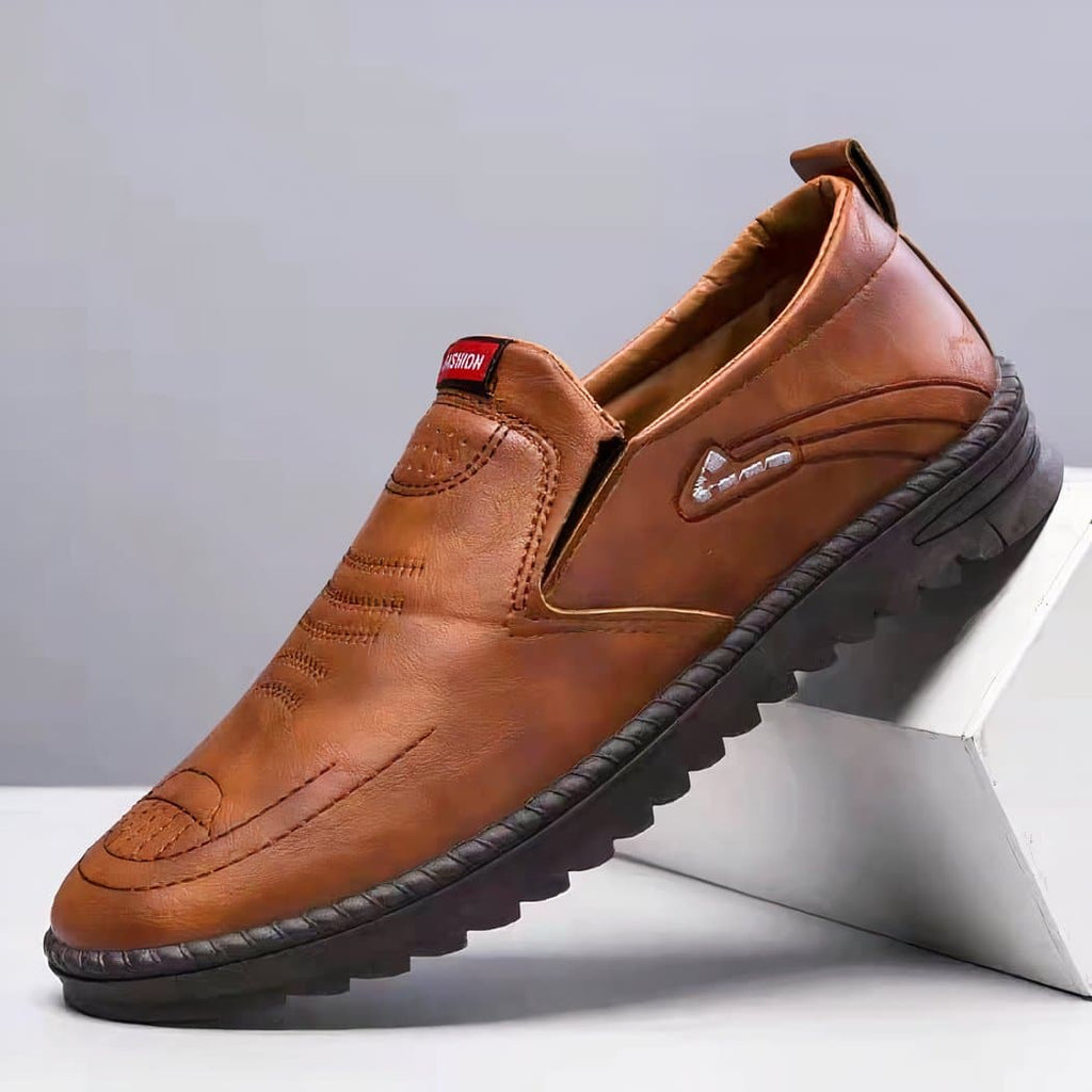 Orthopedic loafers with thick sole for men