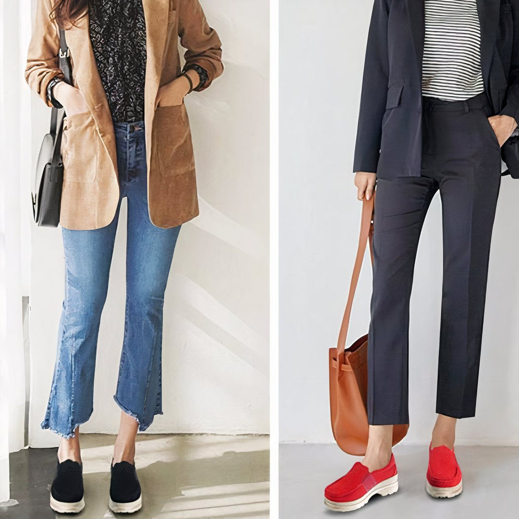 Orthopedic platform loafers