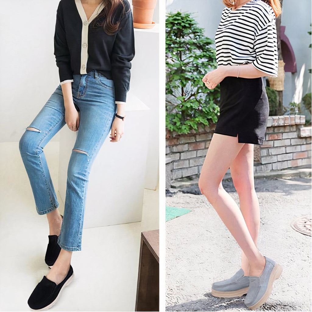 Orthopedic platform loafers