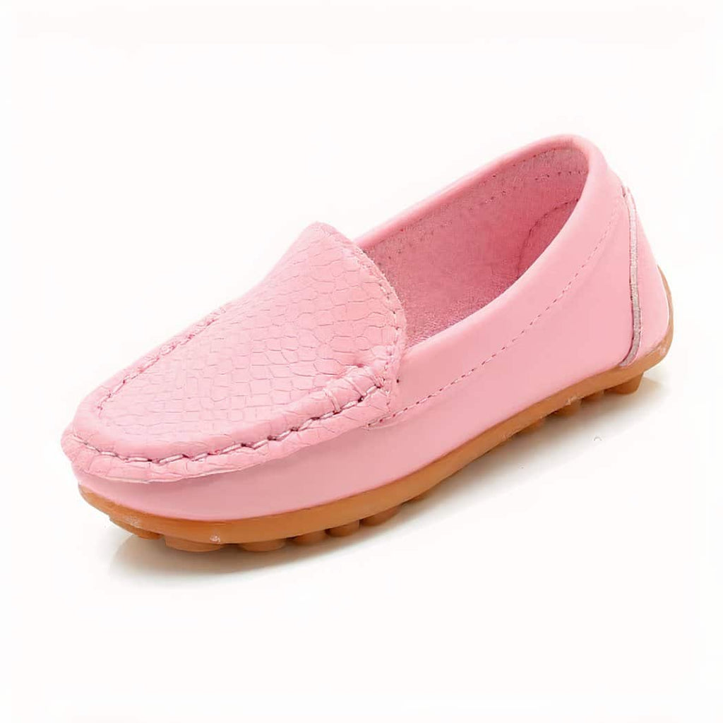 Slip-on loafer in soft synthetic leather