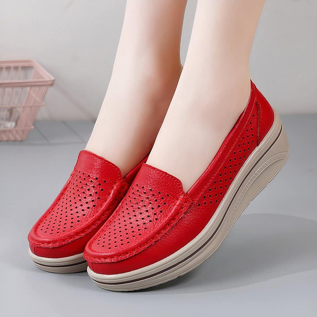 Soft breathable loafers for women