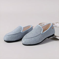 Soft, casual slip-on loafers, Blue