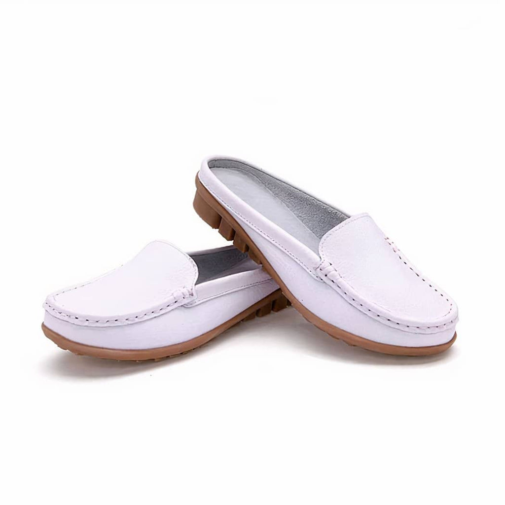 Soft loafers in synthetic leather