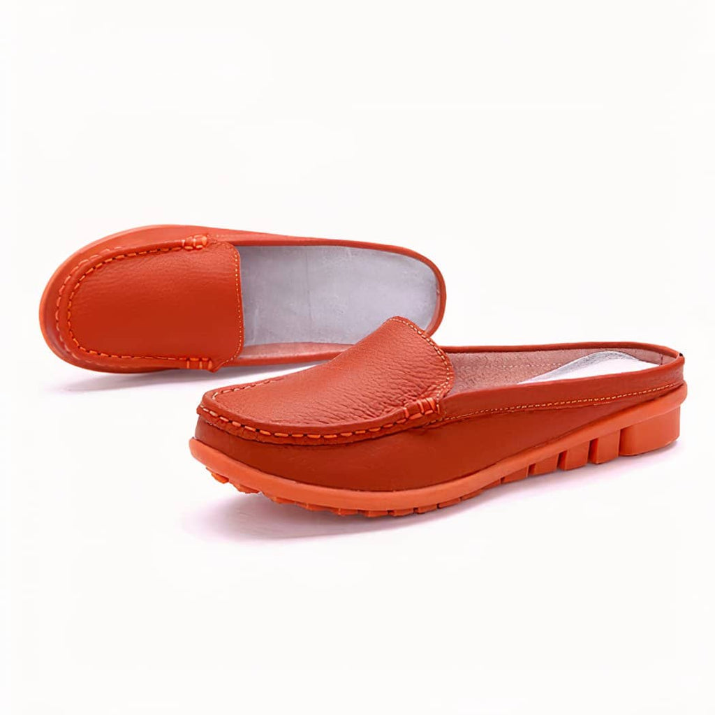 Soft loafers in synthetic leather