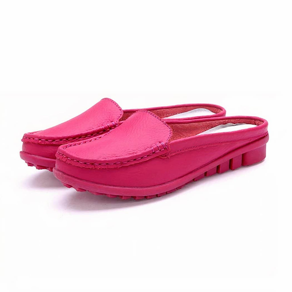 Soft loafers in synthetic leather
