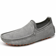 Soft, non-slip orthopedic suede loafers for men, Grey