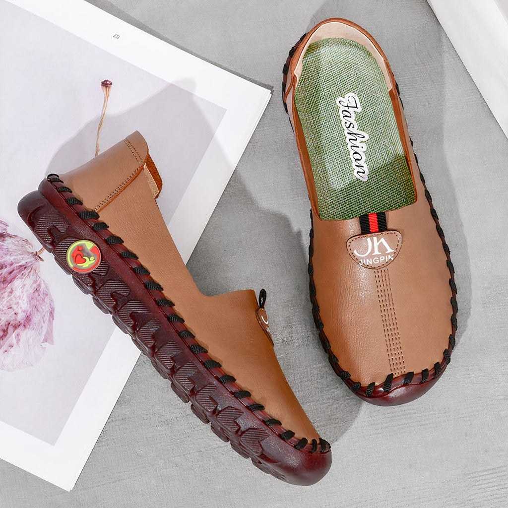 Soft orthopedic loafers for women