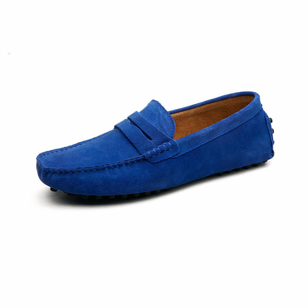 Soft suede loafers for men