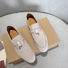 Tassel loafers with elegant details for men, Beige