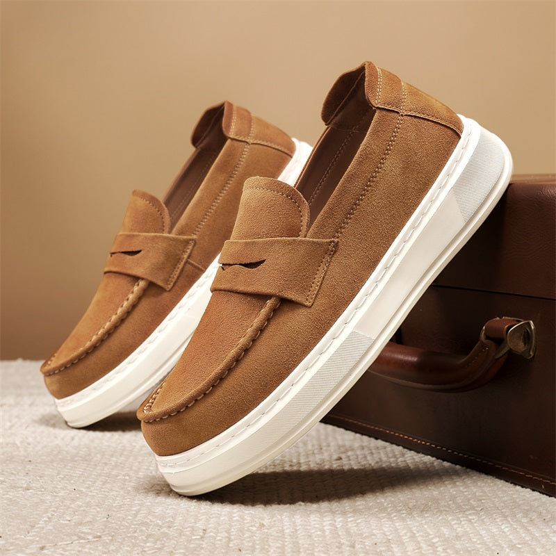 thick sole loafer with strap, view 10