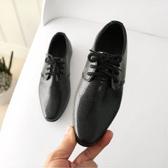 Wedding loafers for boys, Black