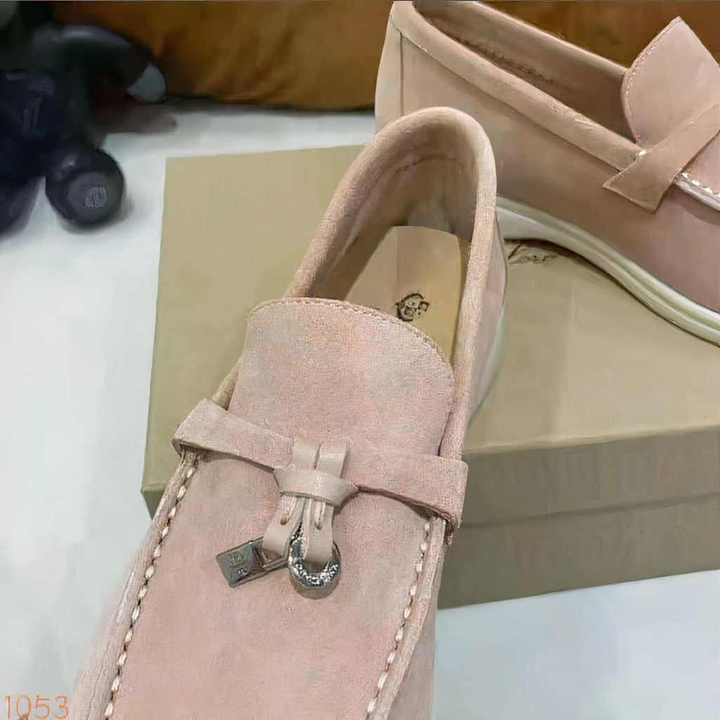 Women's British suede loafer