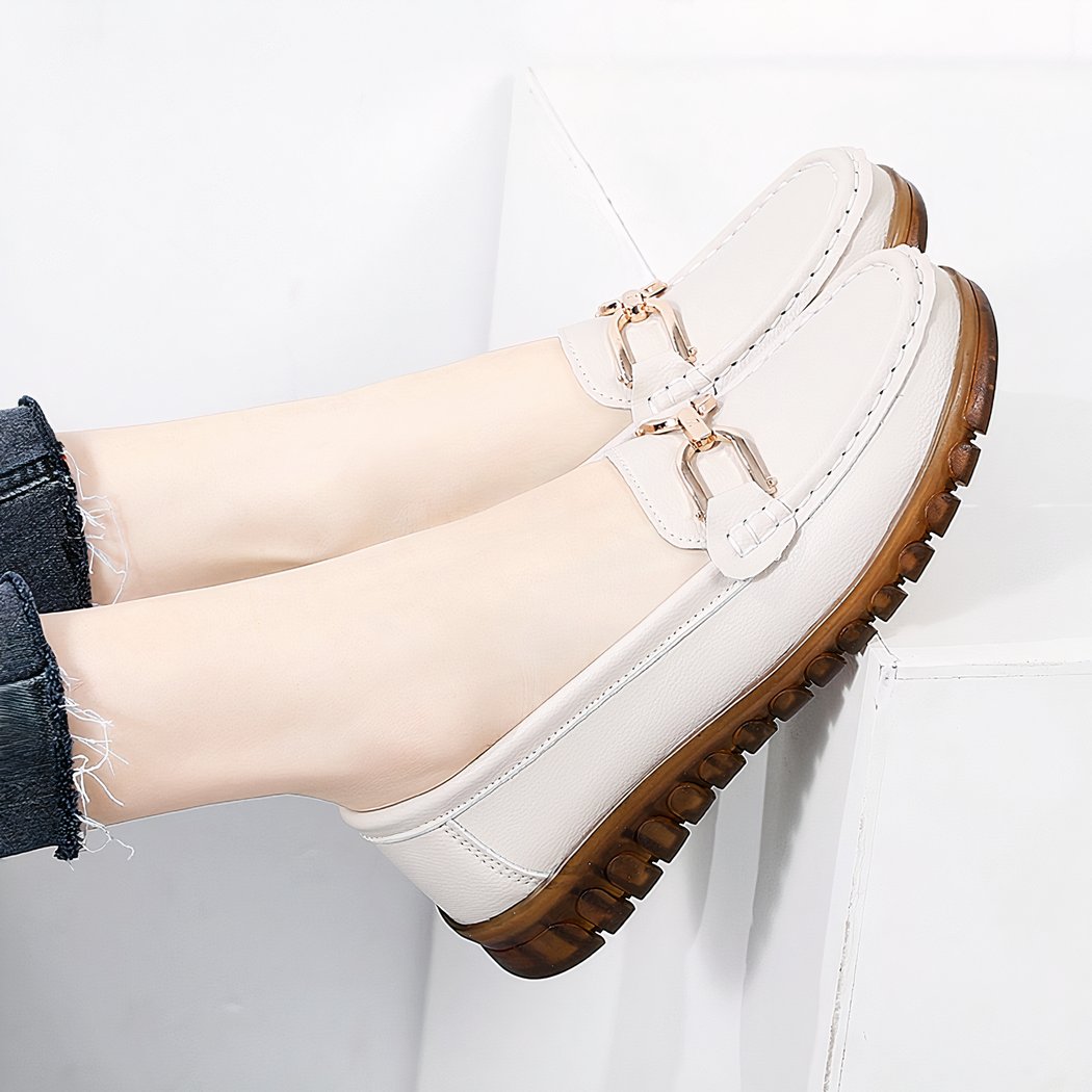 Women's casual loafers in artificial leather