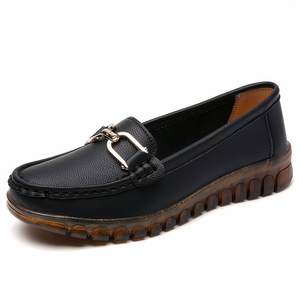 Women's casual loafers in artificial leather