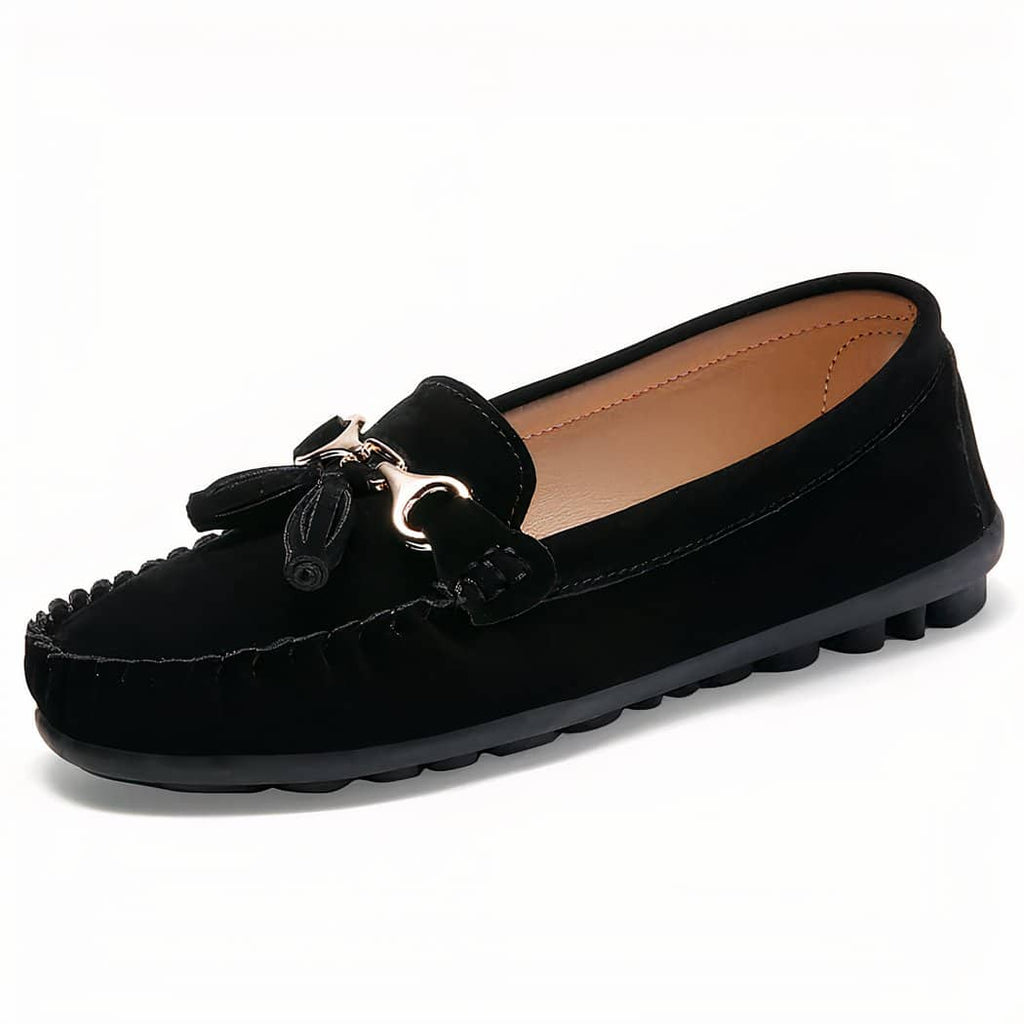 Women's casual suede loafers