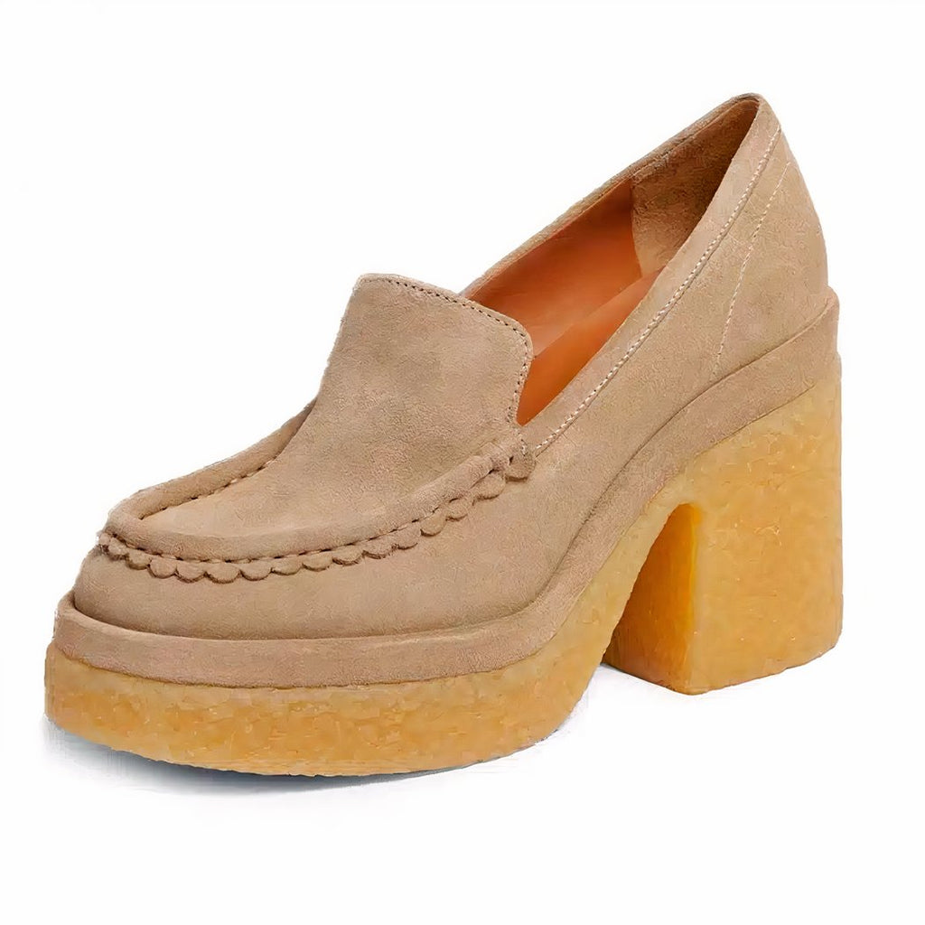 Women's classic synthetic suede loafer