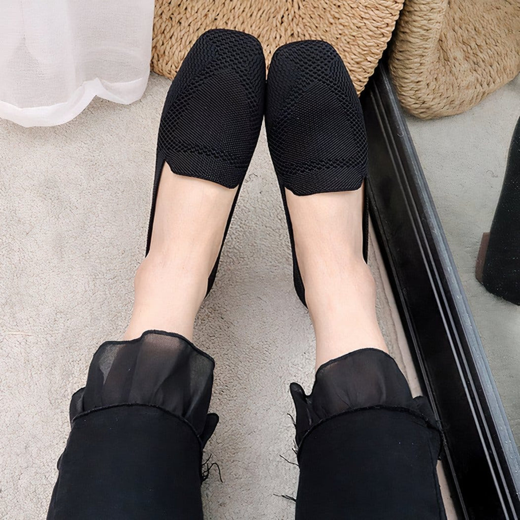 Women's soft mesh loafers