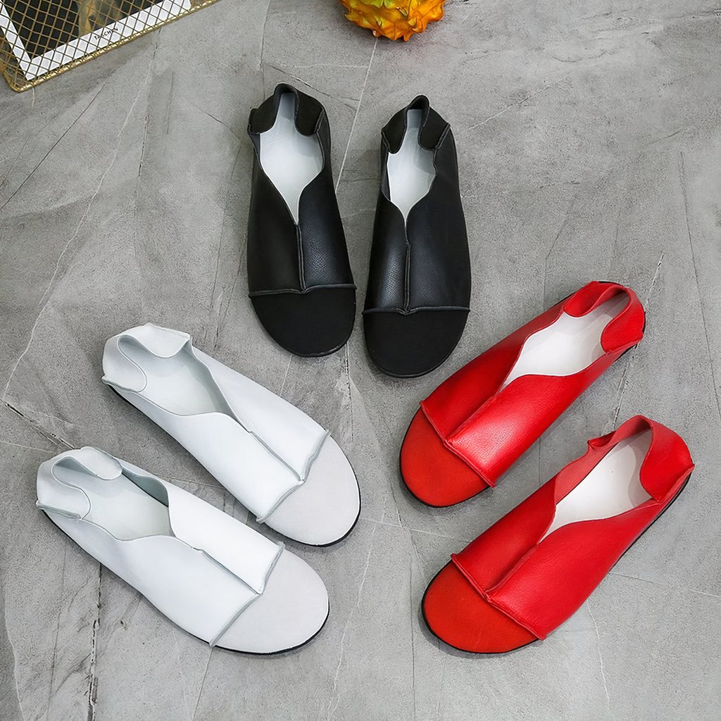 Women's soft round-toe loafers