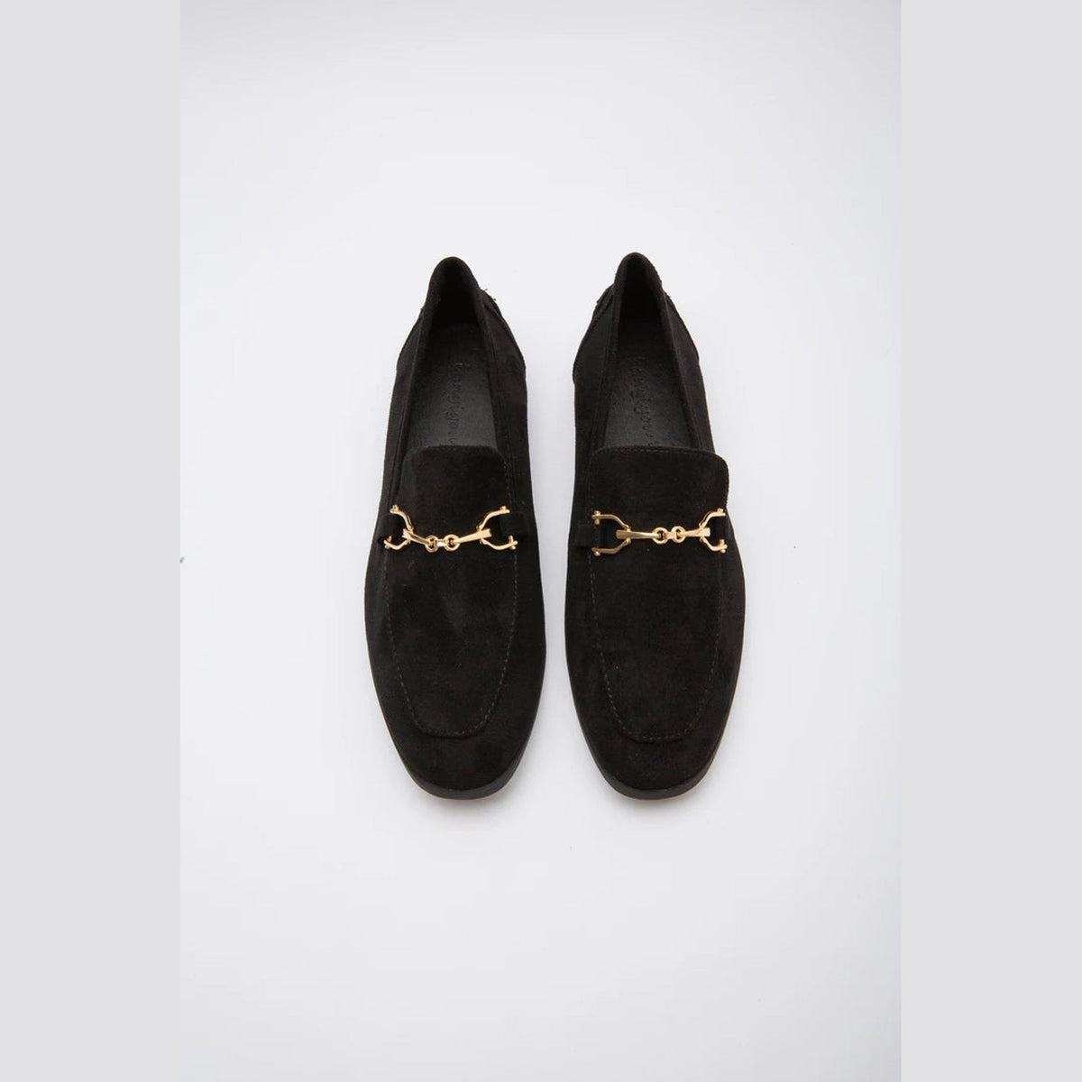 Women's Loafers with Gold Bit, Chic Style - view 2