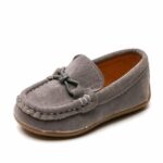 Boys' casual suede loafers