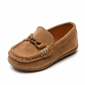Boys' casual suede loafers