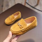 Boys' casual suede loafers